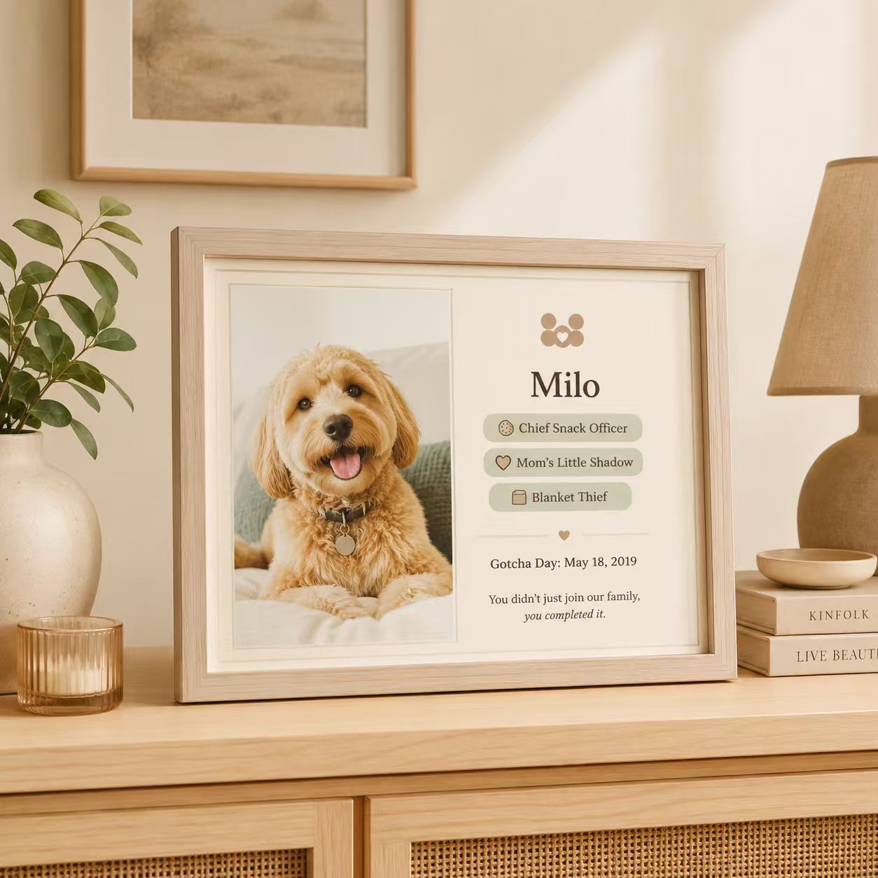 Bella everyday love Pawkinly keepsake example